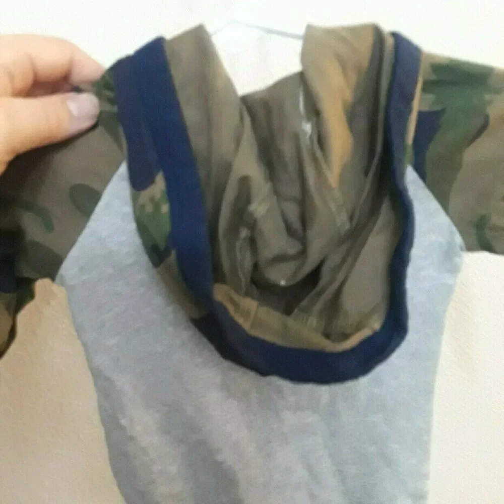 Carter's Gray and Camouflage Bodysuit